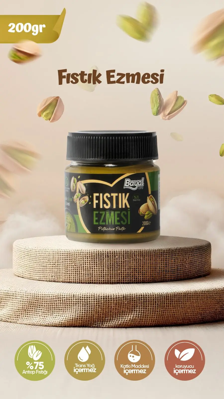 BAYAL FISTIK EZMESİ